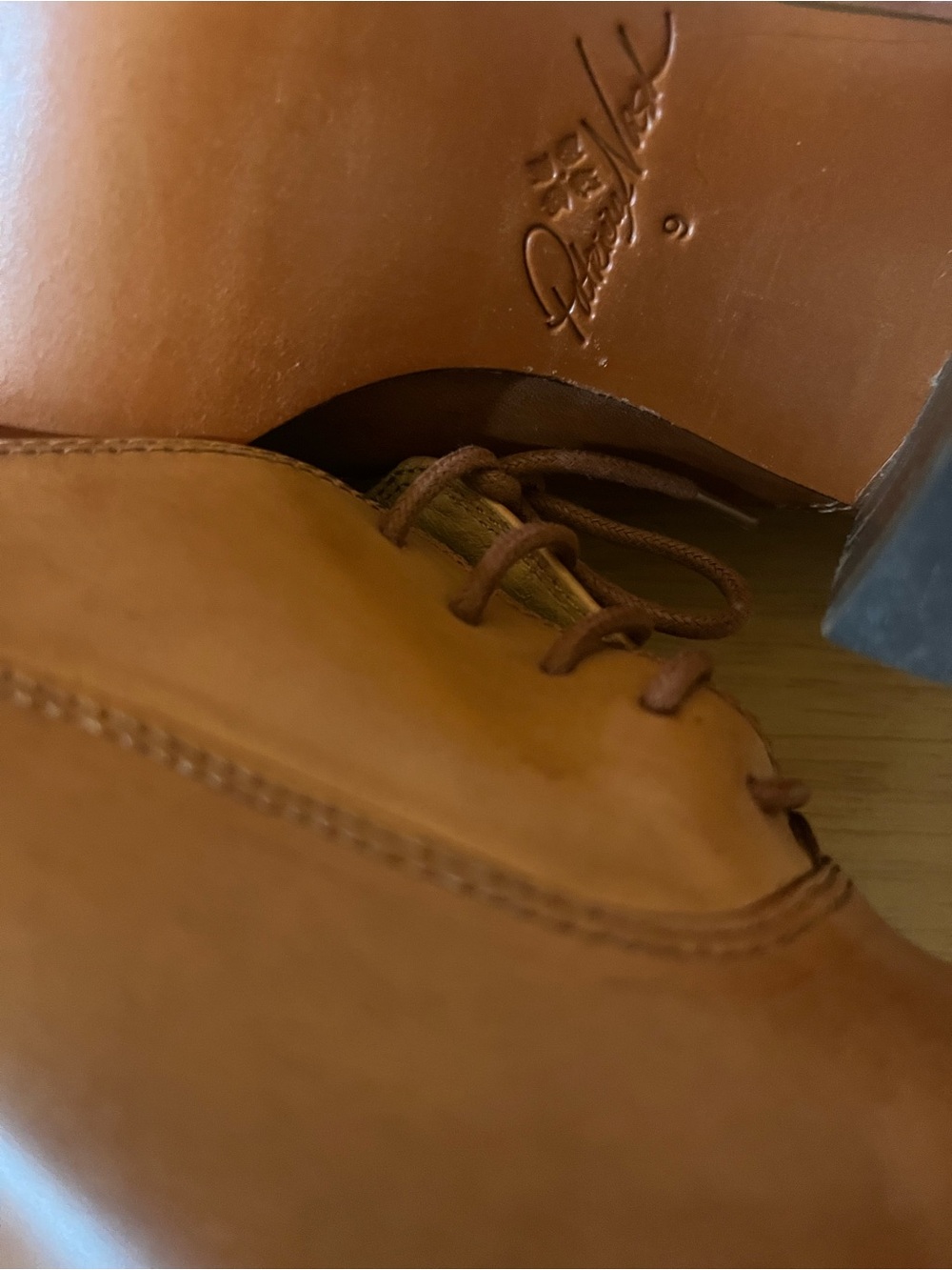 Patricia Nash Anna Oxford Shoes-Tan Leather - Picture 12 of 12